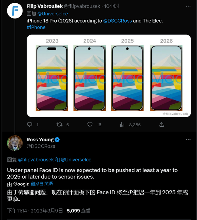 宽城苹果手机维修分享:屏下Face ID有什么优势？iPhone何时会有屏下Face ID？ 