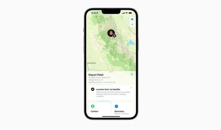 宽城苹果14维修分享iPhone14系列中 FindMy功能通过卫星分享位置方法教程 